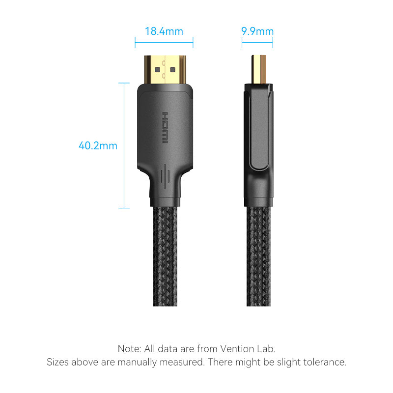 Cotton Braided 4K HDMI Male to Male Cable