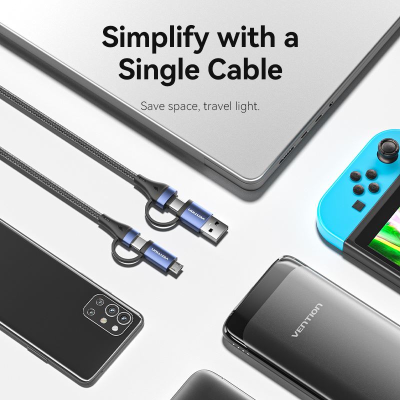Vention 4-in-1 USB Cable - Main Image