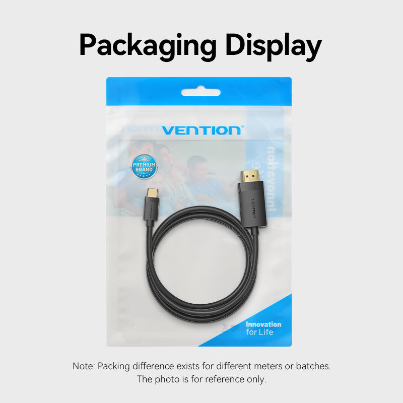 Vention USB-C to HDMI-A 4K HD Cable