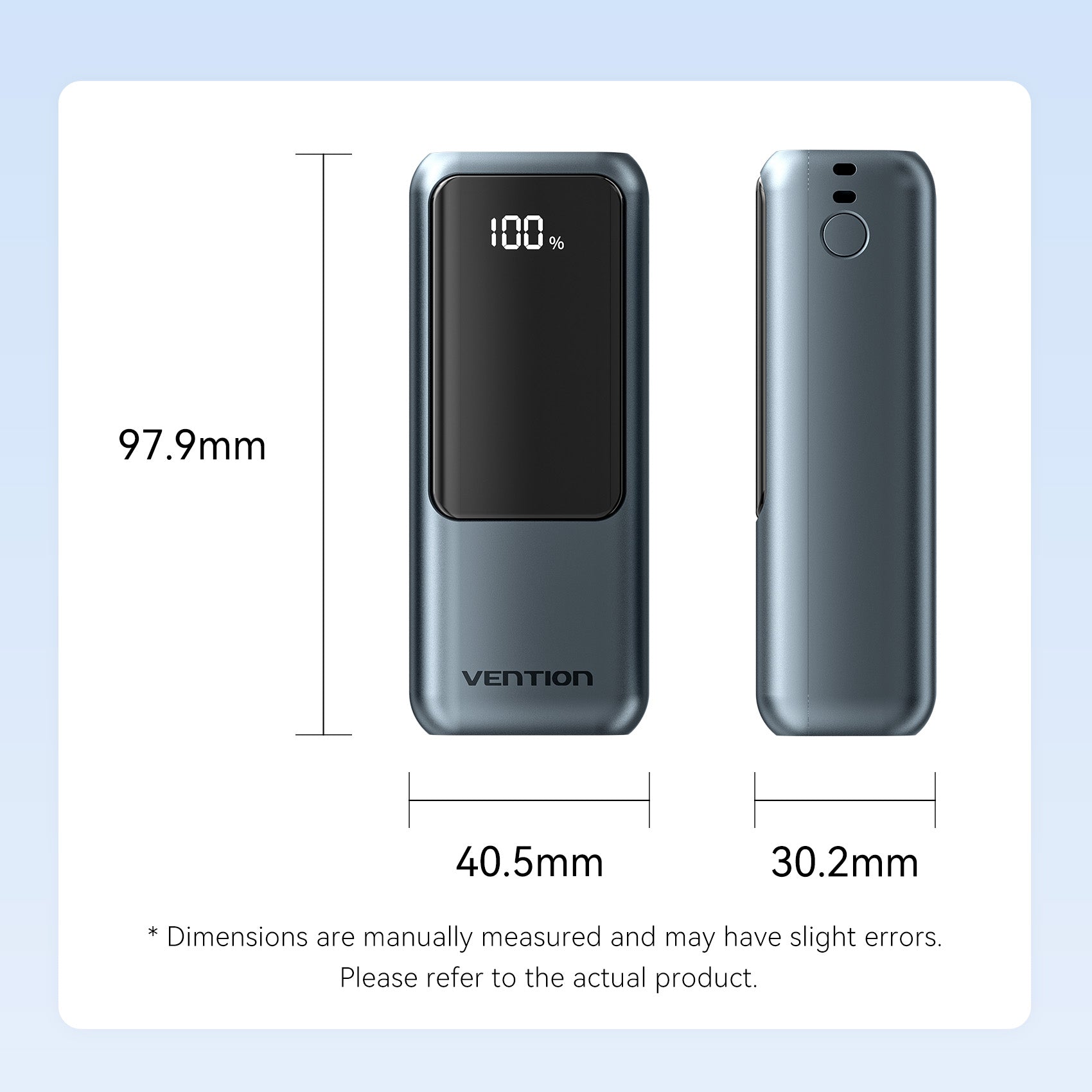 Vention Mini 10000mAh Power Bank 22.5W