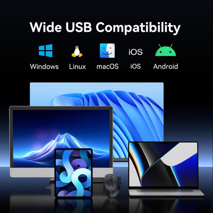 Vention Dual-Mode Wireless Ergonomic Mouse