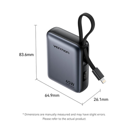 Vention 10000mAh Mini Power Bank 45W - Vention