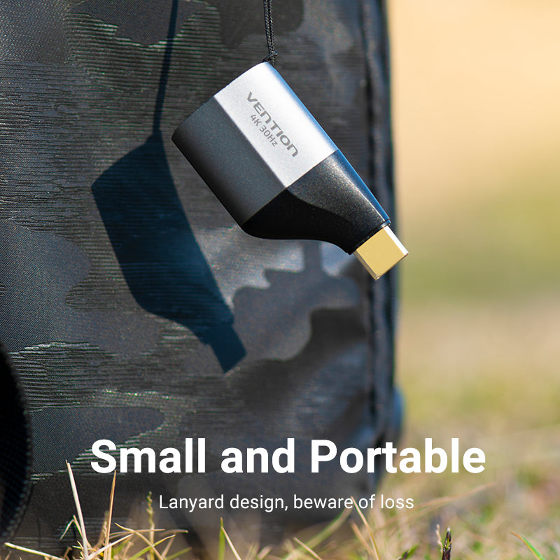 Vention type-C to HDMI Adapter Gray Aluminum Alloy Type