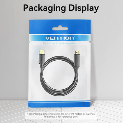 DisplayPort Male to HDMI-A Male 4K HD Cable 1/1.8/3/5M Black
