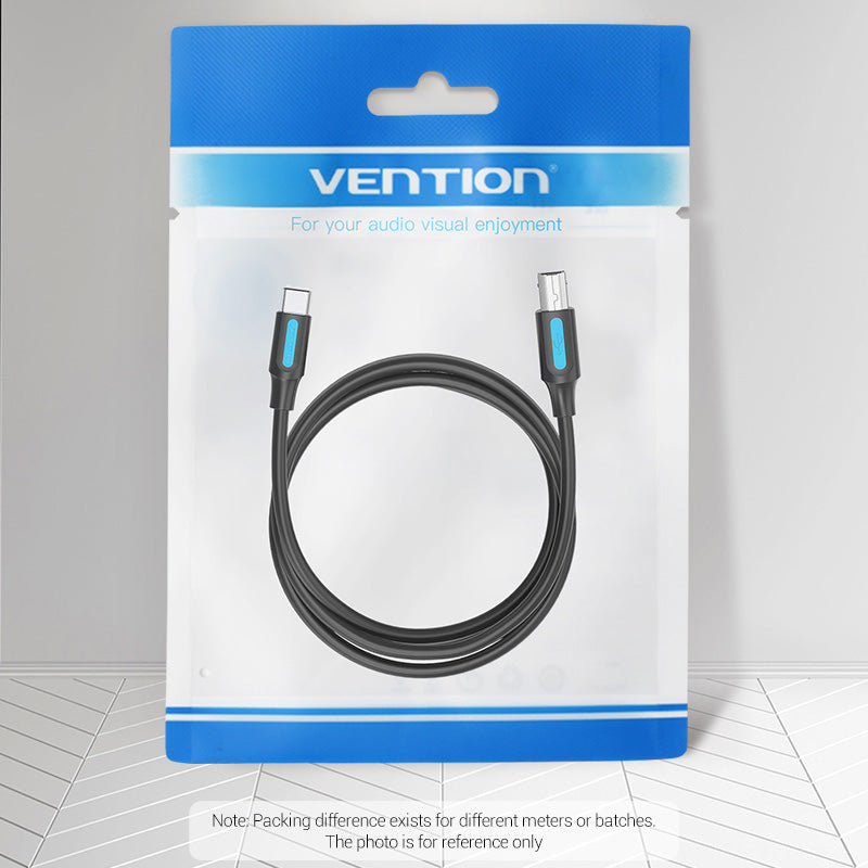 VENTION USB 2.0 TYPE-C MALE TO TO-B Câble d'imprimante mâle de type B