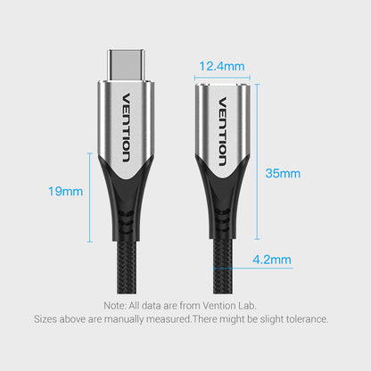 <tc>Vention</tc> Kabel Ekstensi USB-C 3.1 Berbahan Katun