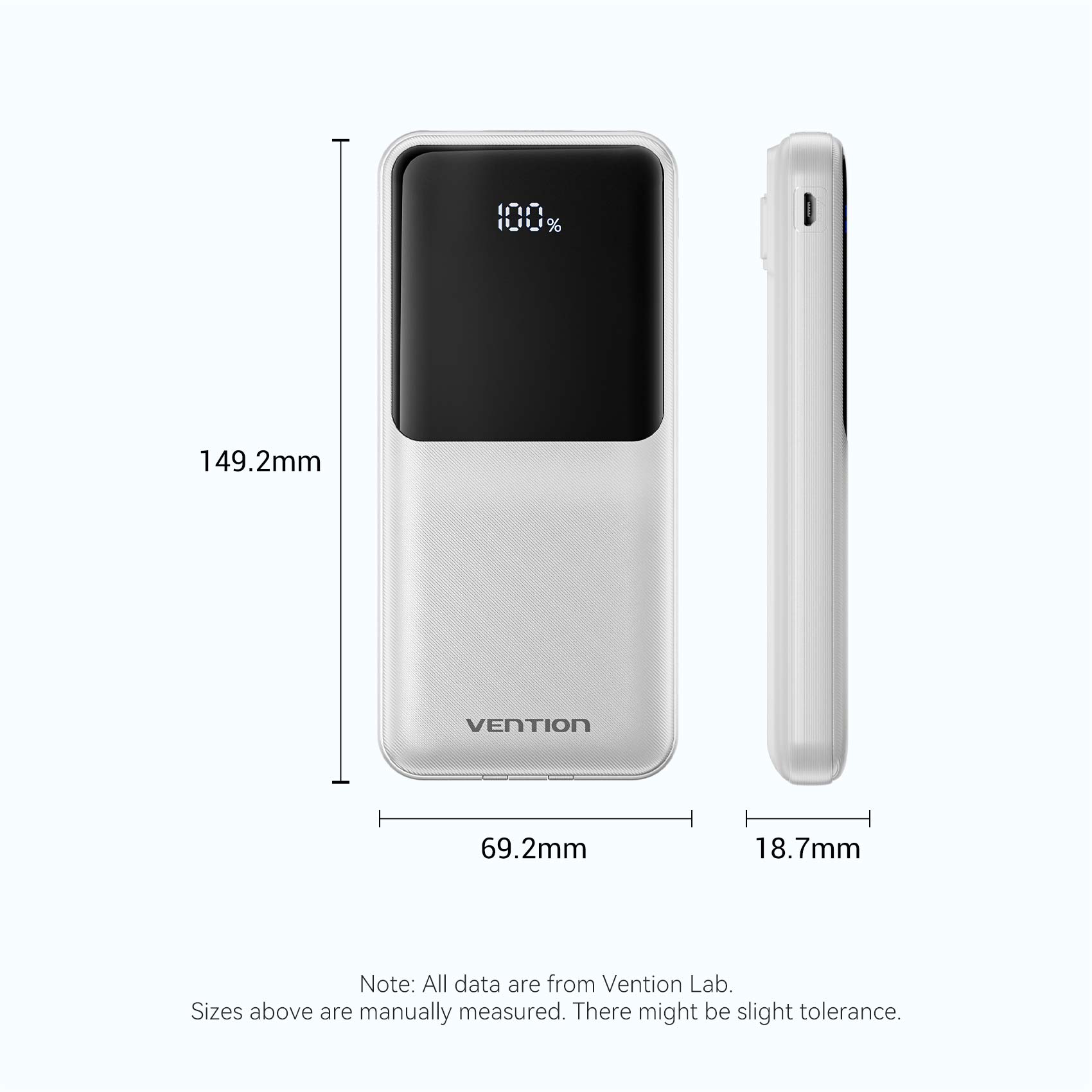 Vention 10000mAh Power Bank 22.5W