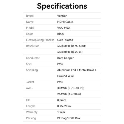 Vention HDMI™ Cable Black