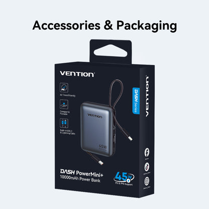 Vention 10000mAh Mini Power Bank 45W - Vention