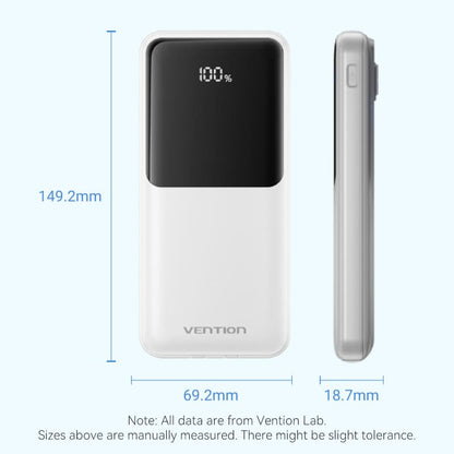 <tc>Vention</tc> 10000 mAh Powerbank 22,5 W