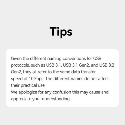 USB 3.1 Type-C Male to USB Female OTG Adapter with Lanyard Gray Aluminum Alloy Type