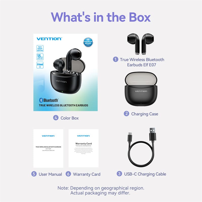 True Wireless Bluetooth Earbuds