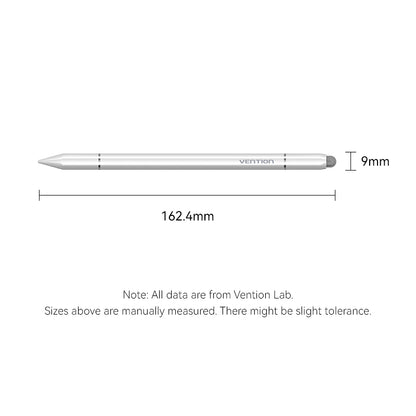 Vention 3-in-1 Magnetic Stylus Pen White Aluminum Alloy Type