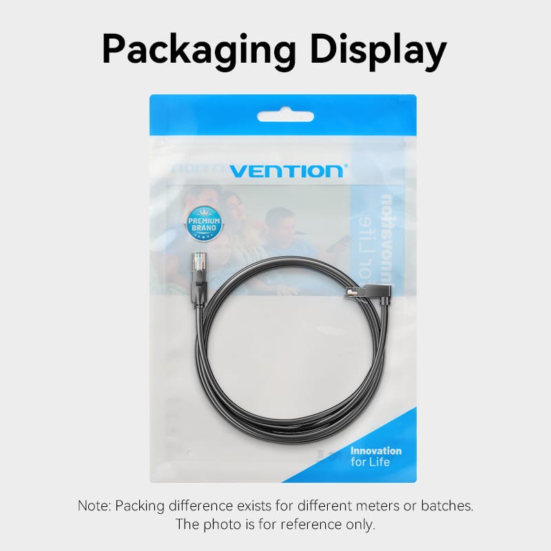 Vention Cat6 UTP Right Angle Ethernet Patch Cable