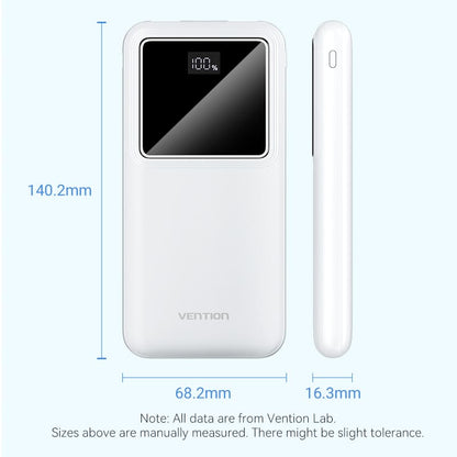 <tc>Vention</tc> Batería externa de 10000 mAh y 22,5 W