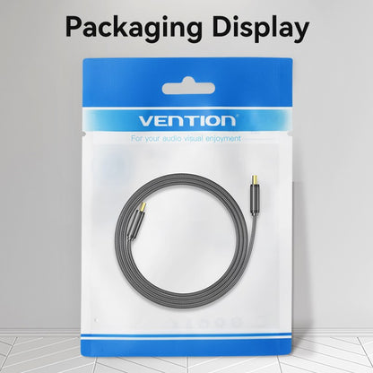 Vention Flat Nylon Braided HDMI™-A Male to Male 8K HD Cable 2M Black