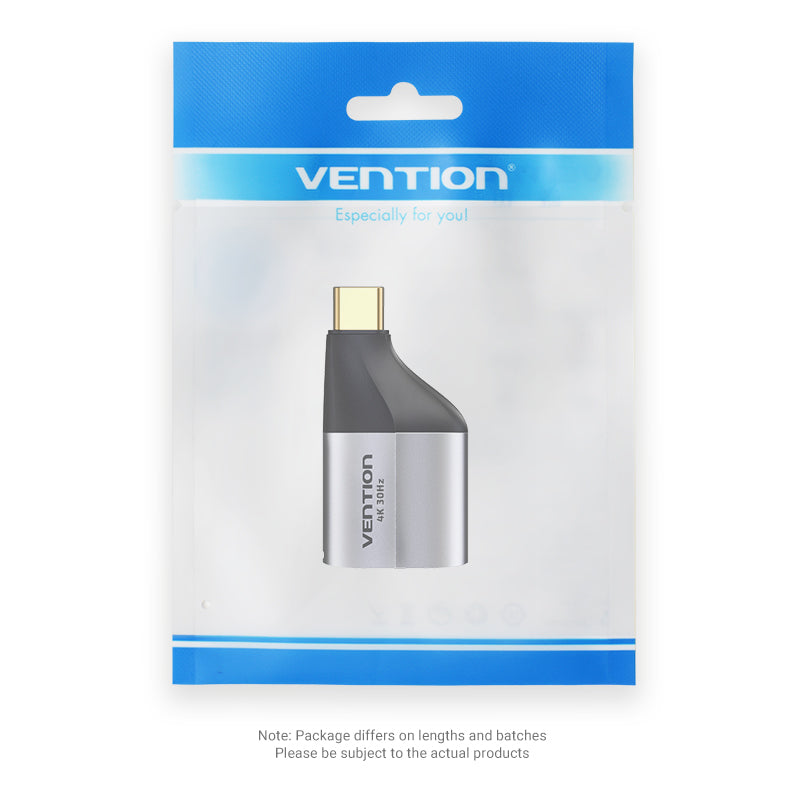 Vention type-C to HDMI Adapter Gray Aluminum Alloy Type