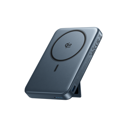 <tc>Vention</tc> Batería externa magnética inalámbrica Qi2.2 de 10000 mAh (USB-C + USB-C/Inalámbrica) de 45 W, color gris.