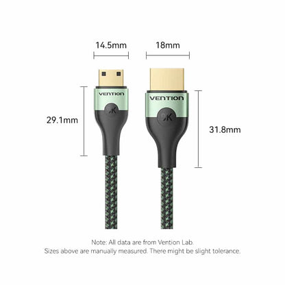 <tc>Vention</tc> HDMI™-C auf HDMI™-A Kabel