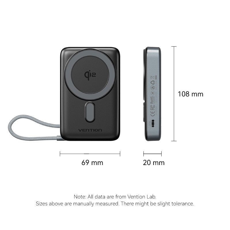Vention 10000mAh Power Bank 35W