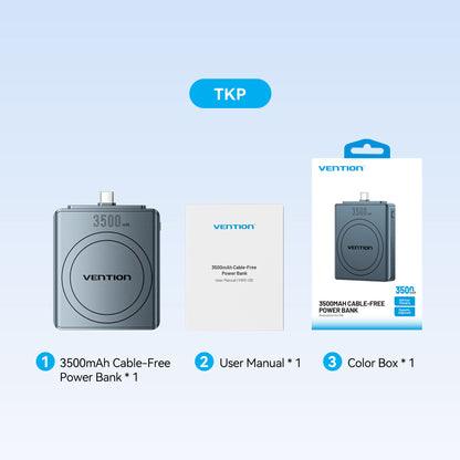 <tc>Vention</tc> Carcasa para SSD M.2 NVMe sin cables + batería externa de 3500 mAh
