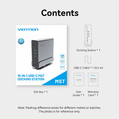 USB-C to DP/HDMI x 2/USB 3.2 Gen 2 Type-C docking station