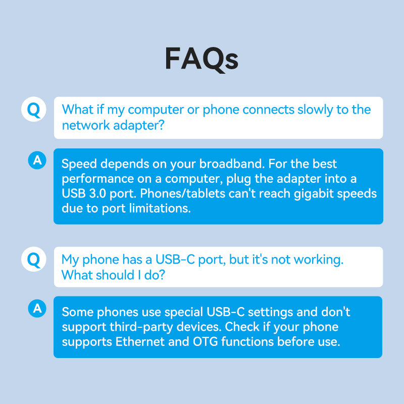 Vention USB-C/USB-A to Gigabit Ethernet Adapter