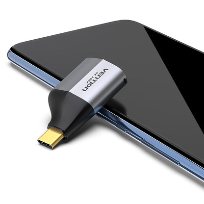 Vention type-C to HDMI Adapter Gray Aluminum Alloy Type