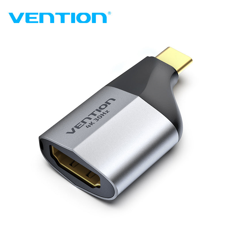 Vention type-C to HDMI Adapter Gray Aluminum Alloy Type