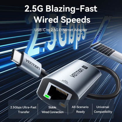 <tc>Vention</tc> Adaptateur USB-C vers Ethernet 2,5G