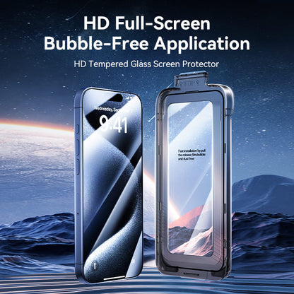 <tc>Vention</tc> 适用于 iPhone 15 的高清钢化玻璃屏幕保护膜，带无尘安装工具