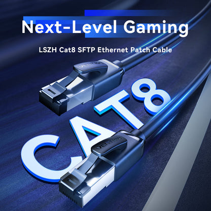 Vention LSZH Cat.8 SFTP Ethernet Patch Cable  Black
