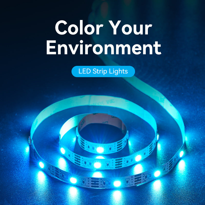 Vention FPC LED Strip Lights with Remote - 100mm RGB Color Changing