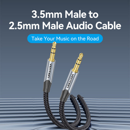 3.5mm Male to 2.5mm Male Audio Cable
