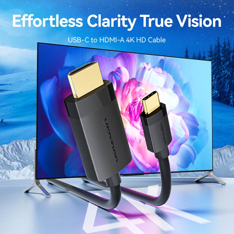 发华USB-C至HDMI-A 4K高清电缆