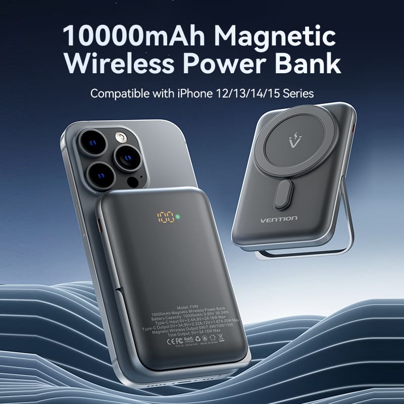 10000mAh Magnetic Wireless Power Bank