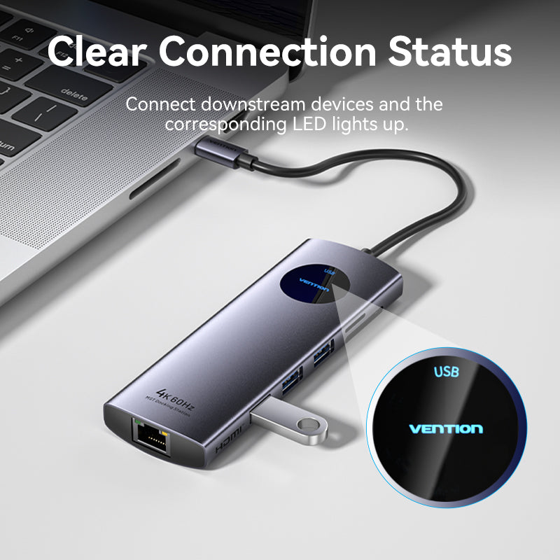Vention 9-in-1 USB-C MST Docking Station