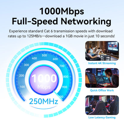 Vention Cat.6 UTP Patch Cable Black