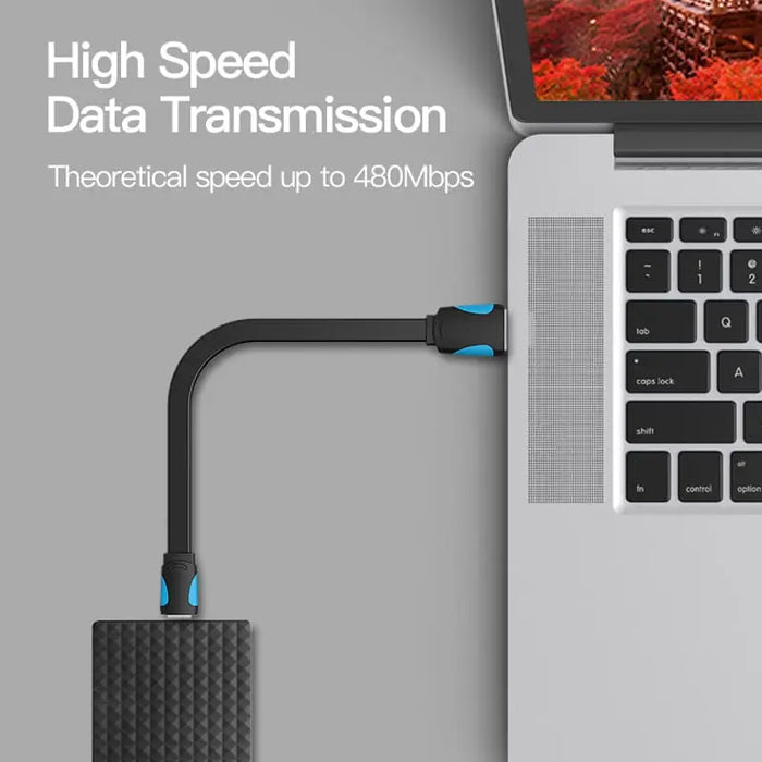 High-Speed Mini USB Data Cable | Vention VAS-A14 - 480Mbps, Durable ...