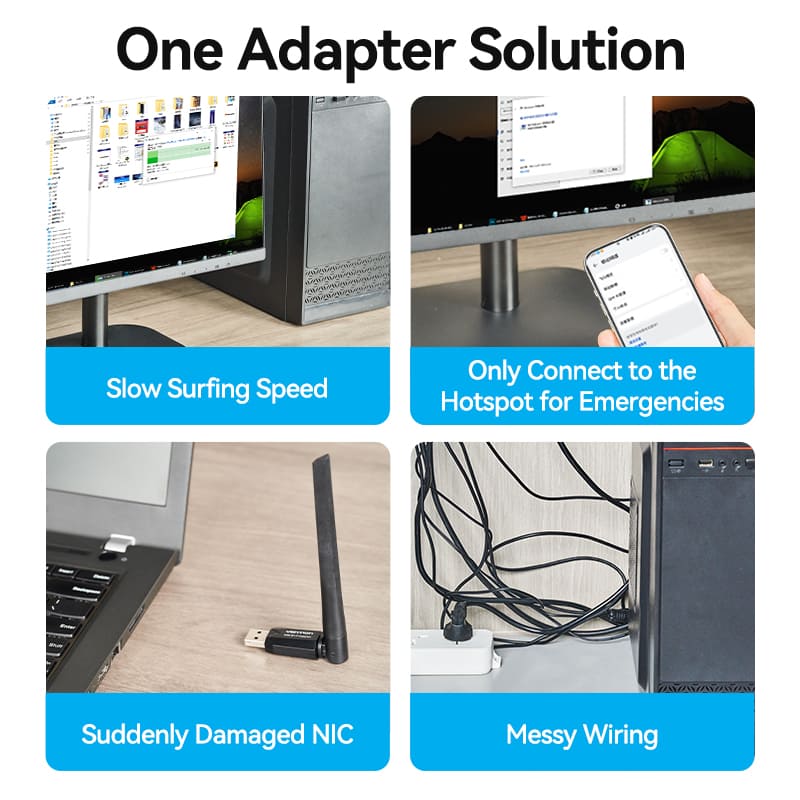 Adaptateur Wi-Fi USB de la convention