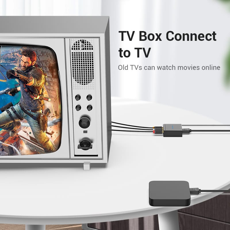 Vention HDMI™ to RCA Converter Black Metal Type