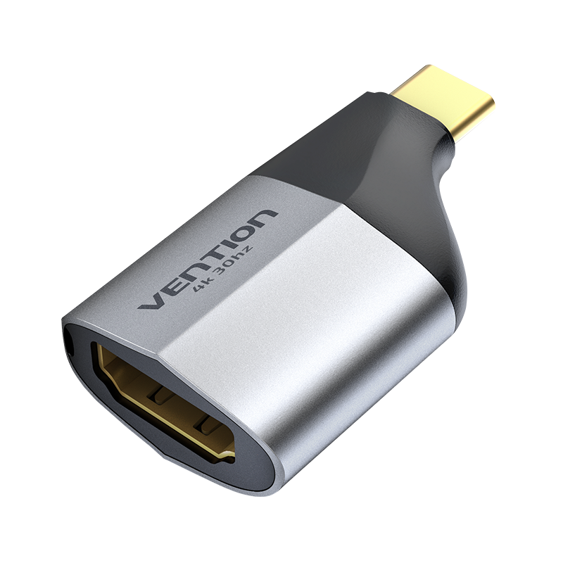Vention type-C to HDMI Adapter Gray Aluminum Alloy Type