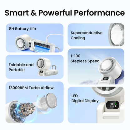 Vention Handheld Foldable High-Speed Cooling Fan