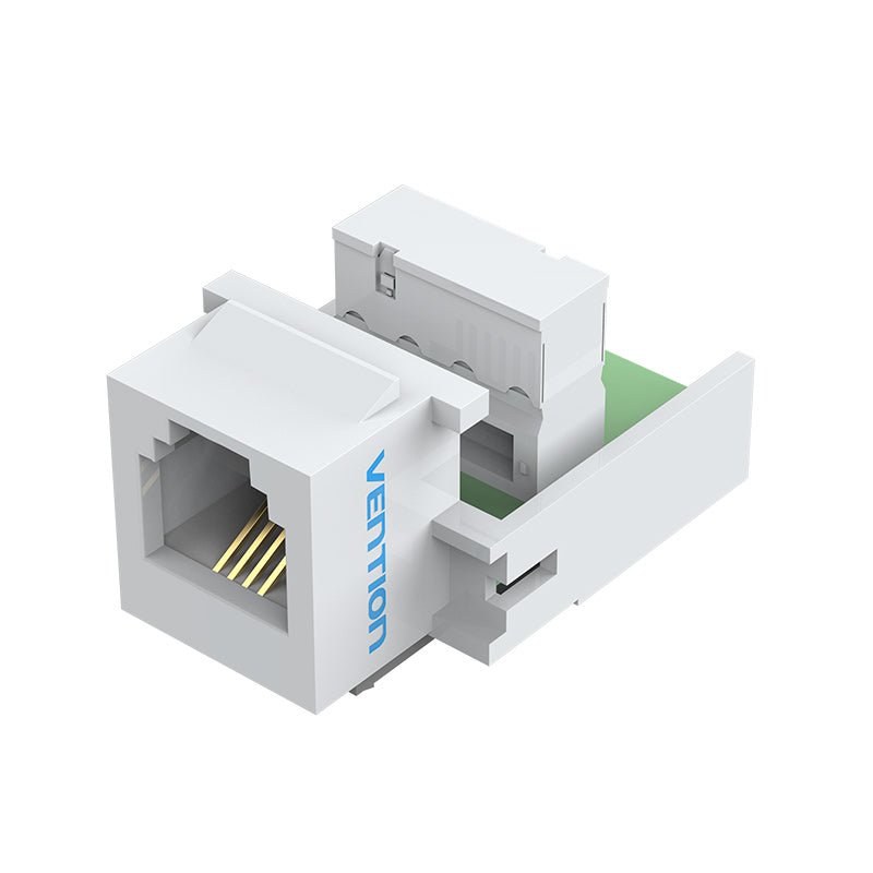 RJ11 Keystone Jack - 6P4C Punch-Down Module for Clear Audio – Vention
