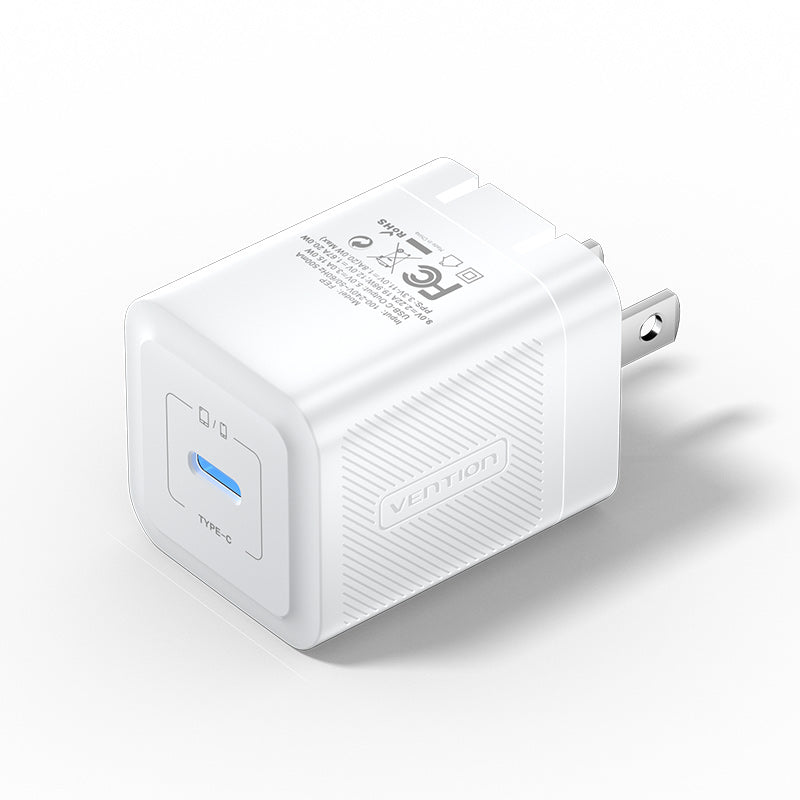 1-Port USB-C GaN Charger (20W) US-Plug