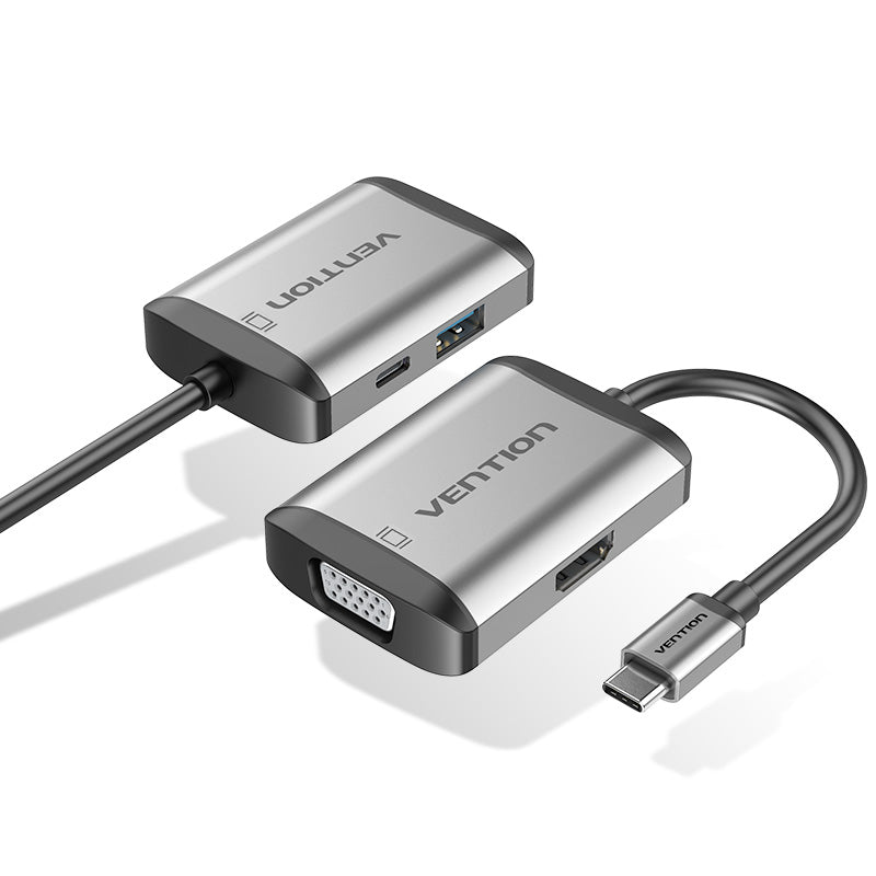 Estación de acoplamiento USB-C Vention 4-in-1