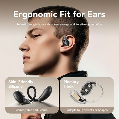 <tc>Vention</tc> Headphone Nirkabel Bluetooth OpenEar OpenBeat O15 Hitam