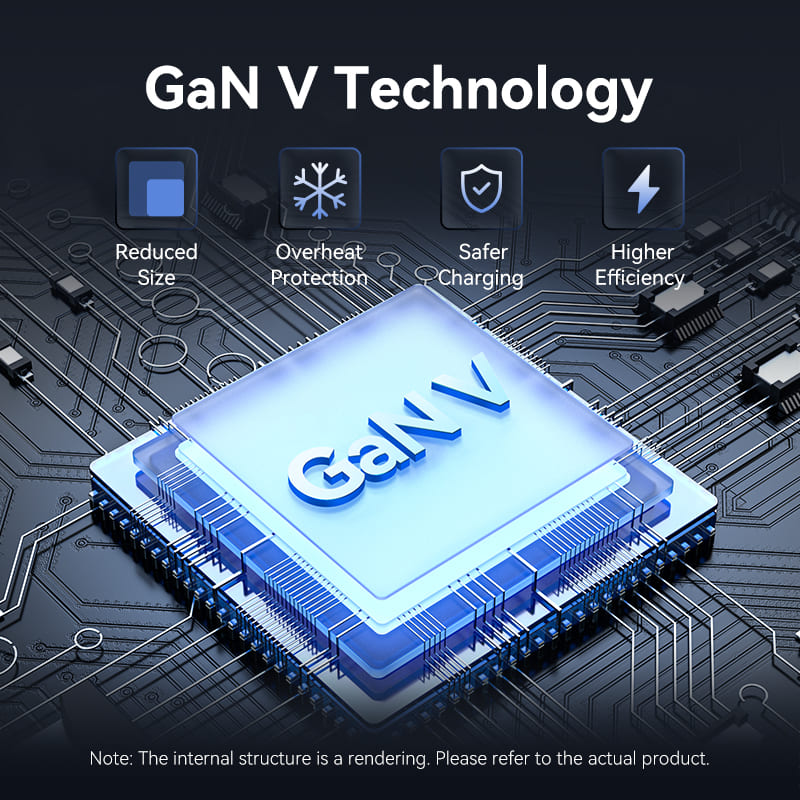 Vention 2-Port USB (C+A) GaN Charger (30W/18W) EU-Plug