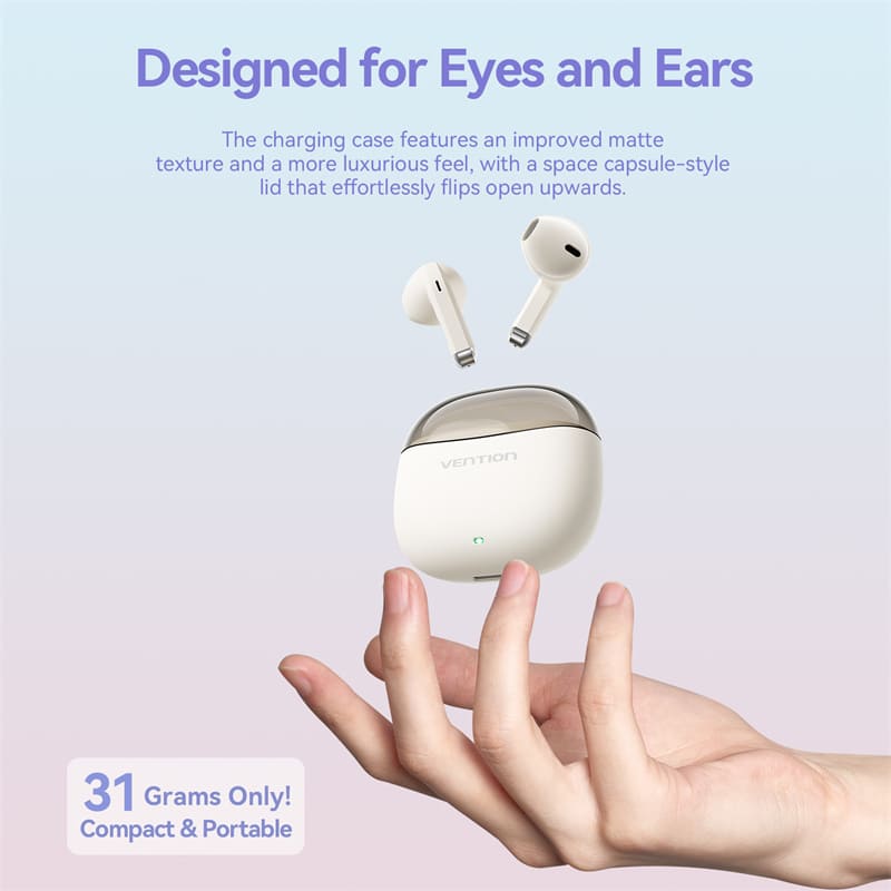 True Wireless Bluetooth Earbuds