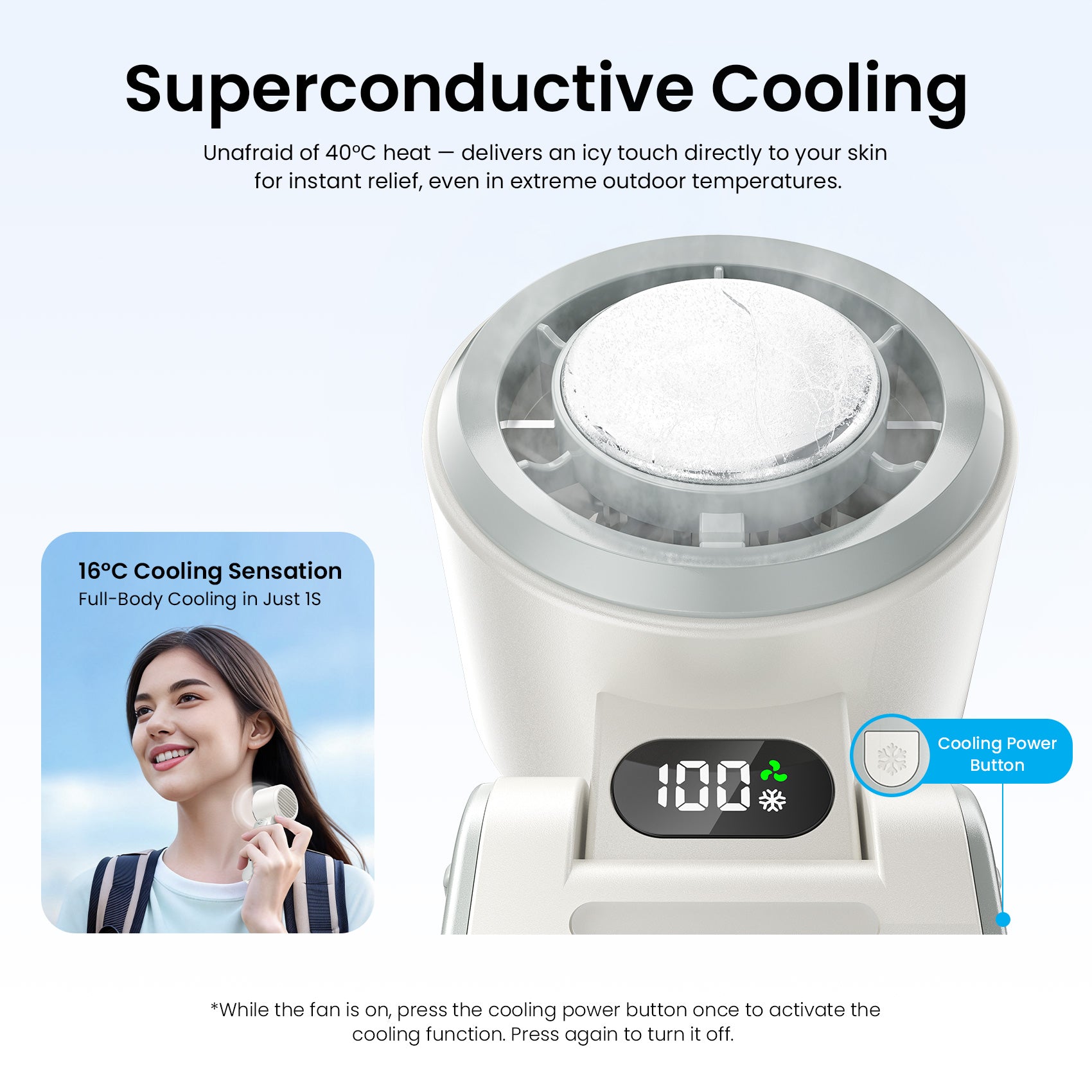 Vention Handheld Foldable High-Speed Cooling Fan